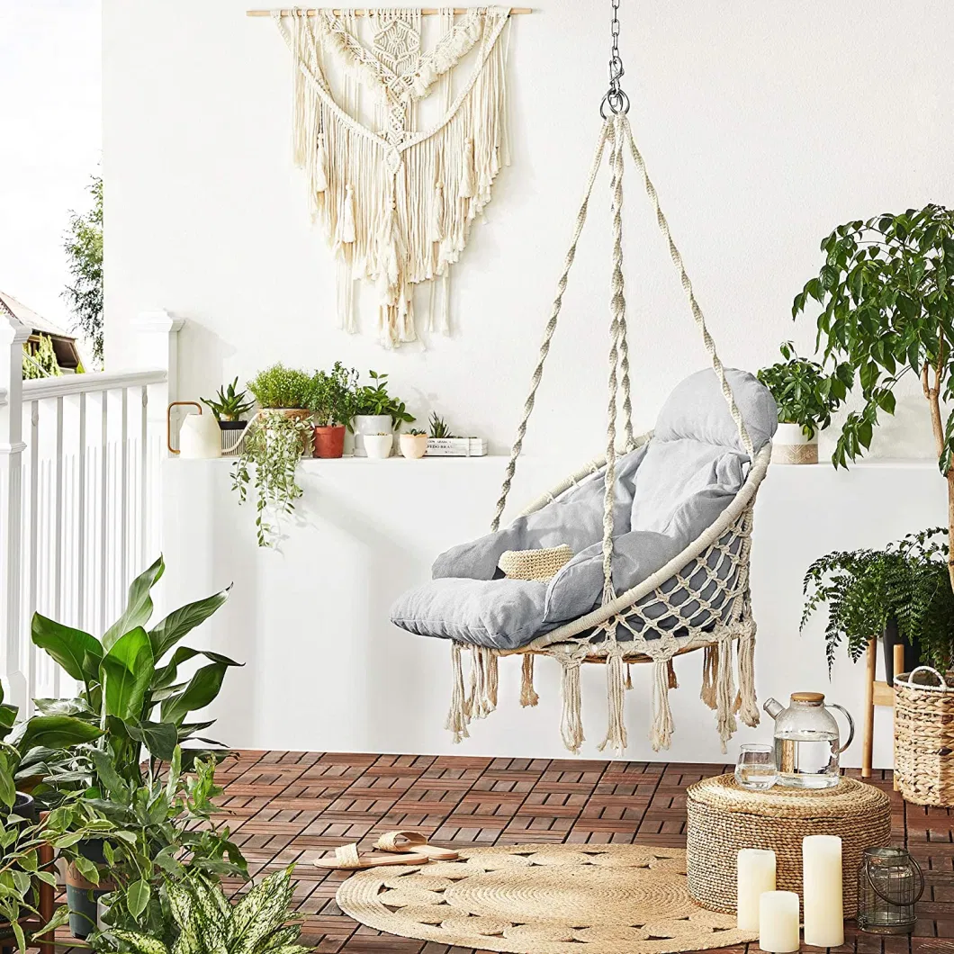 Garden Outdoor Indoor Hanging Lounge Swing Hammock Chair