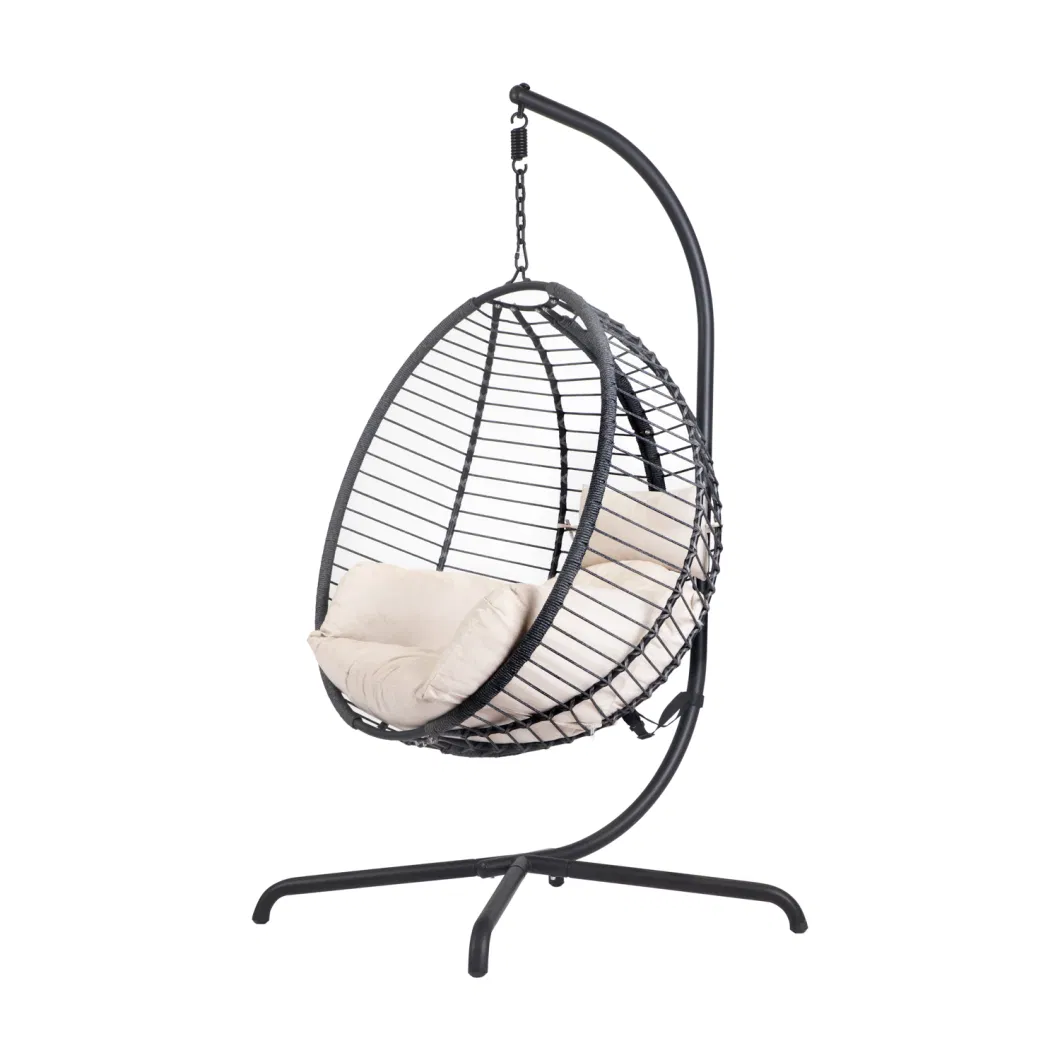 Outdoor Rattan Bird&prime; S Nest Nordic Basket Chair Balcony Hanging Chair Household Swing Chair