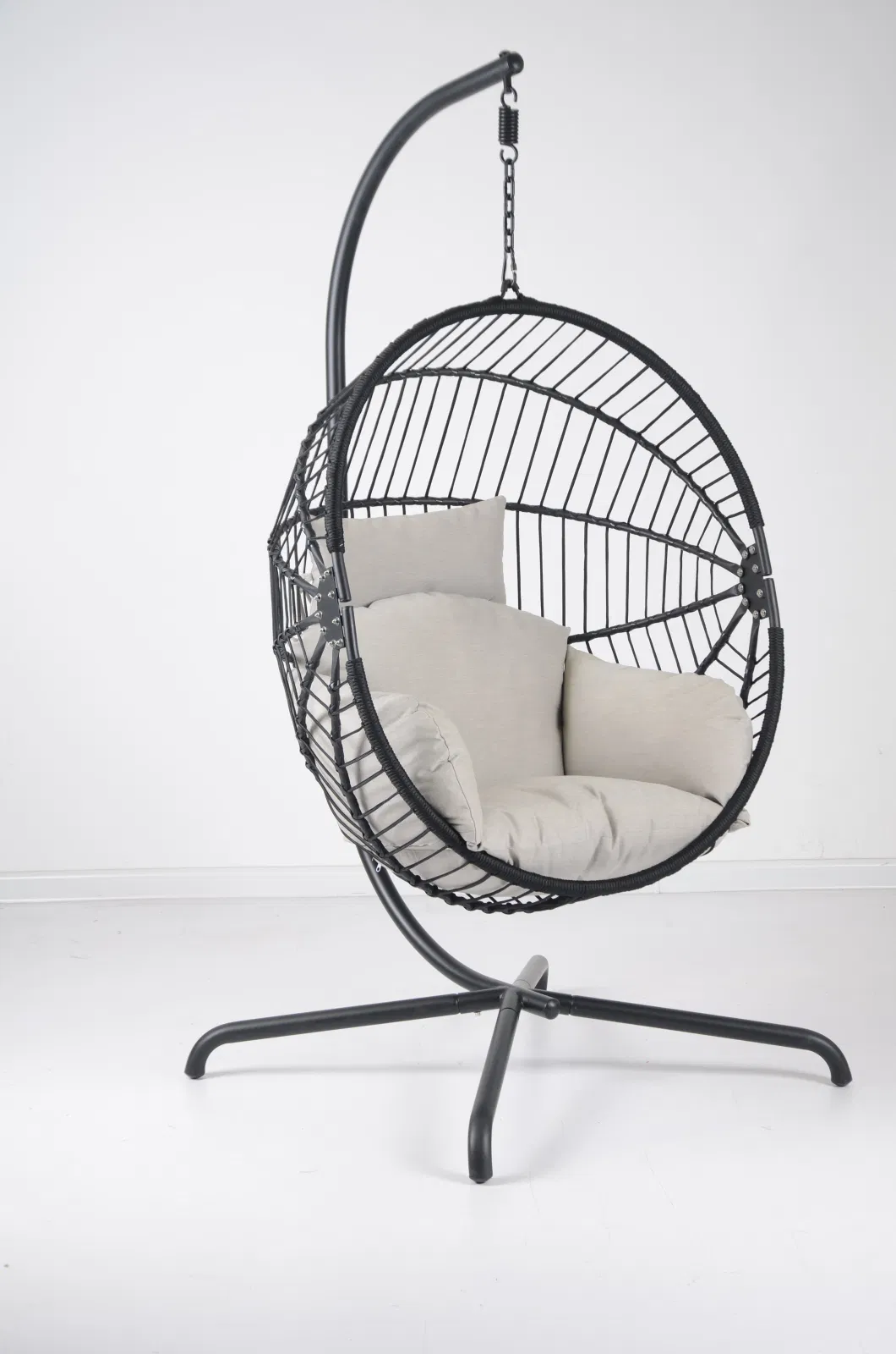 Outdoor Rattan Bird&prime; S Nest Nordic Basket Chair Balcony Hanging Chair Household Swing Chair