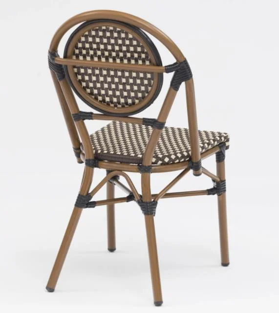 French Patio restaurant French Bistro Outdoor Bamboo Rattan Dining Cane Garden Chairs