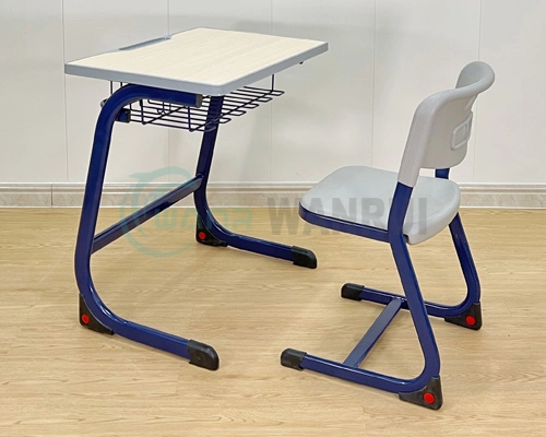 Wholesale Wooden School Furniture Set Student Study Desk and Chair