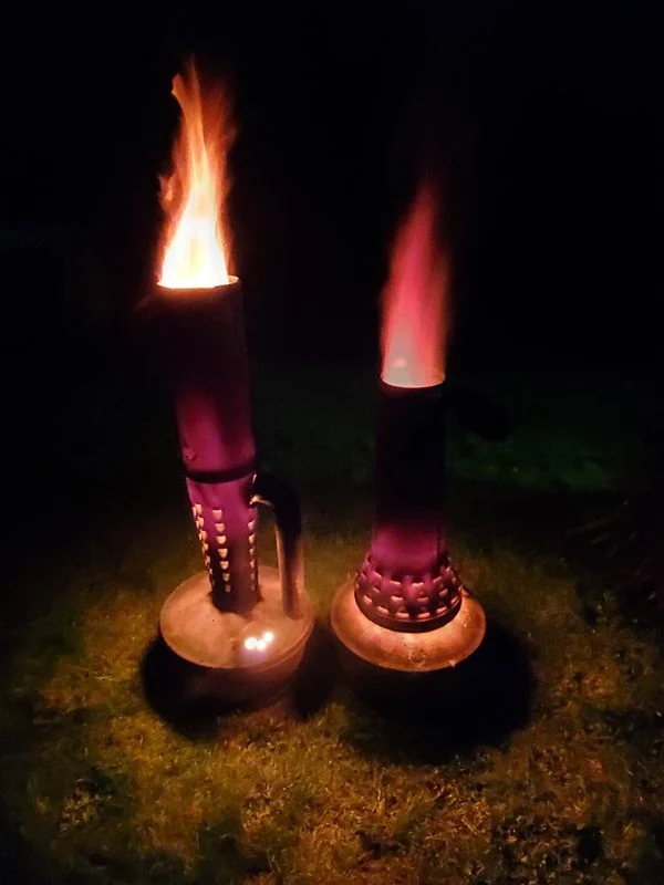 Smudge Pots for Outdoor Camping and Getting-Together in Winter Season