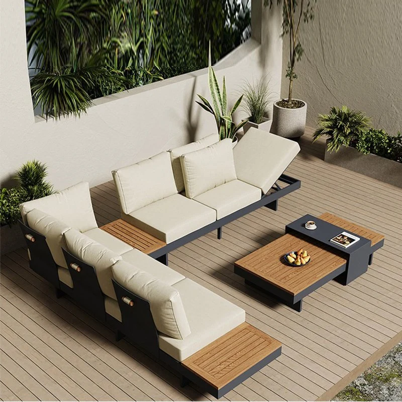 Fresh and Natural Garden Courtyard Furniture Outdoor Combination Leisure Combination Sofa Set