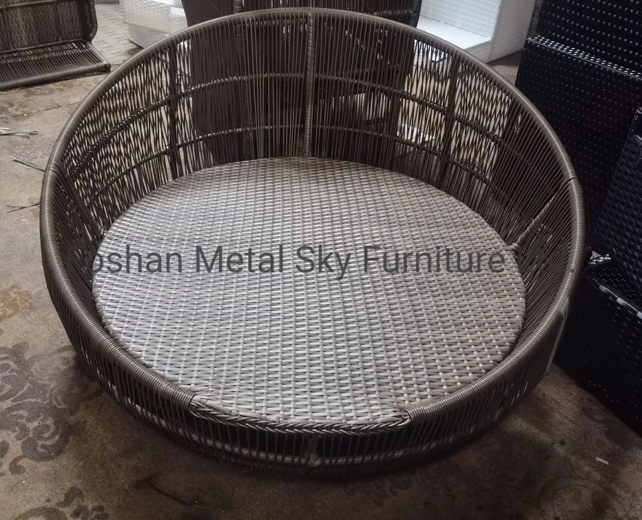 Outdoor Hotel Restaurant Patio Garden Gazebo Rattan Living Room Sofa