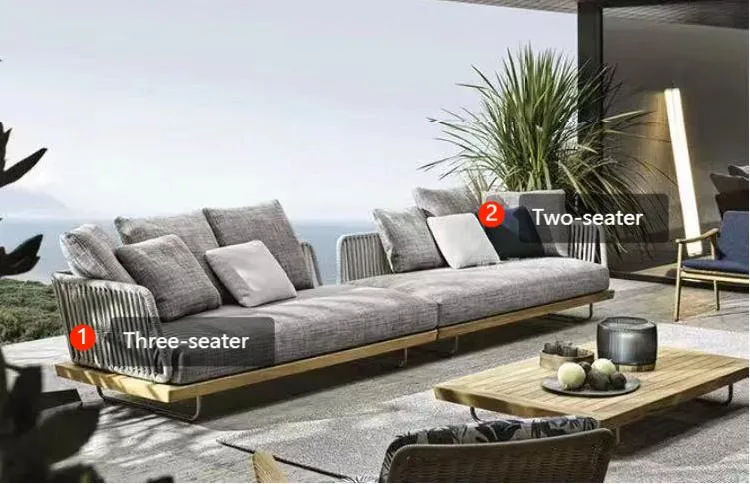 4 Piece Unique Avant Garde Sofa Design Patio Wicker Rattan Furniture Canopy Outdoor Daybed