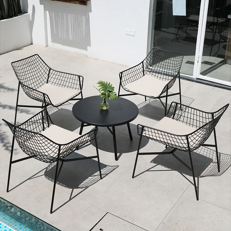Outdoor Patio Bistro Set, All-Weather Cast Aluminum Furniture Dining Sets for Balcony, Garden, Backyard