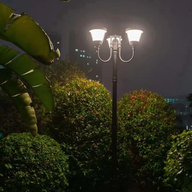 Outdoor Garden Solar Power LED Light with Pole Together