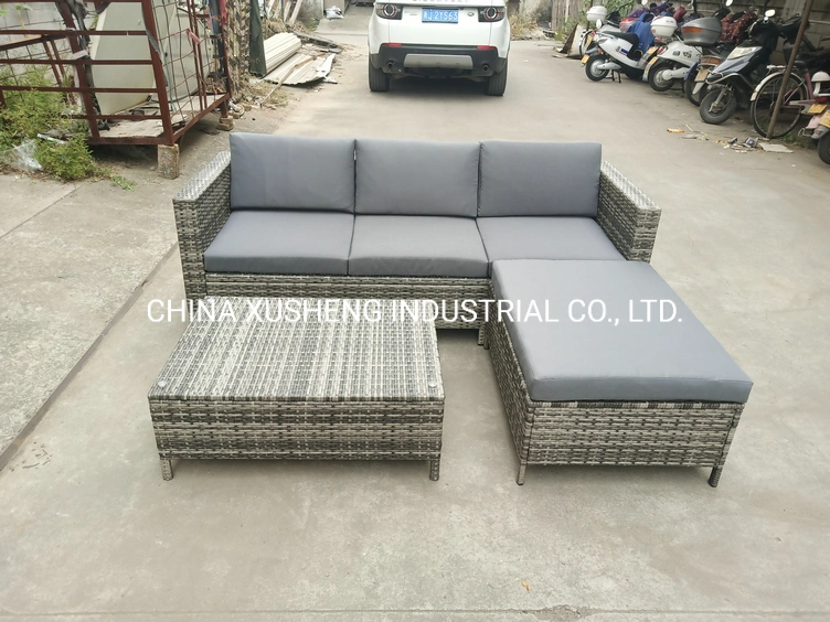 Modern Furniture Outdoor Patio 3PCS Garden Sets Rattan Sofa