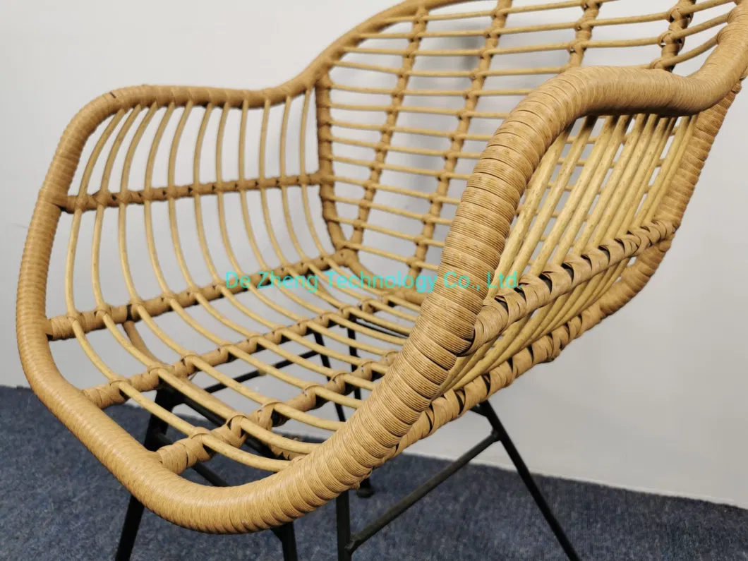 High Quality Farm Like Home Bar Outdoor Beach Dining Rattan Chair for Commercial