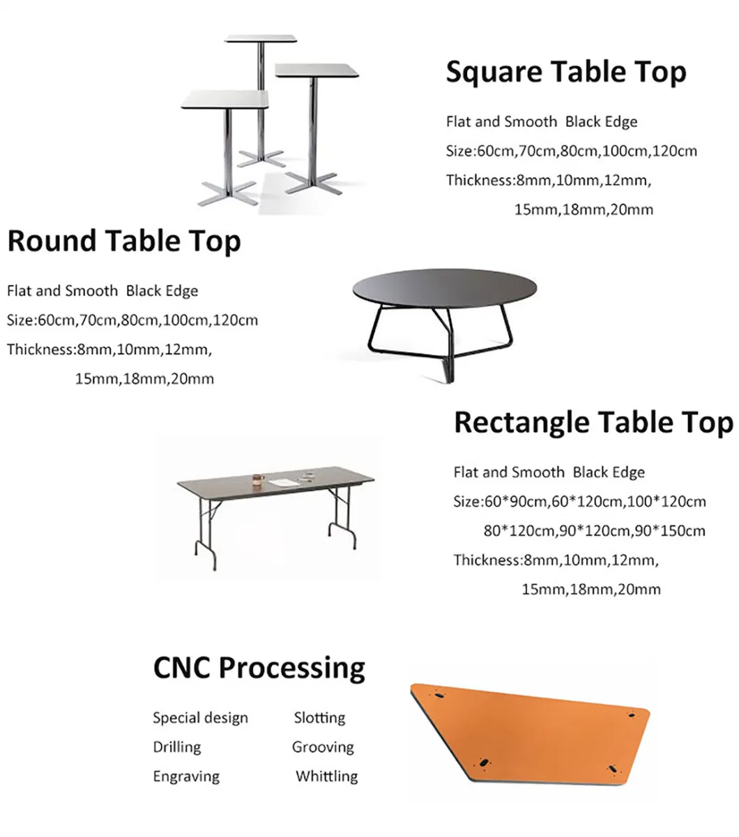 HPL Outdoor UV-Resistance Cafe Table
