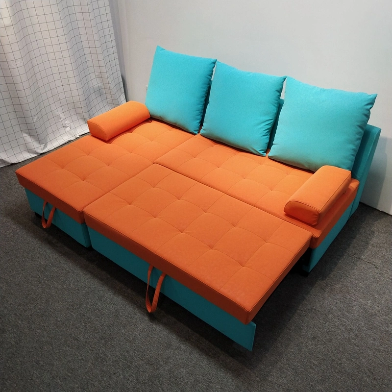 Modern Furniture Corner Sofa Bed Set with Storage