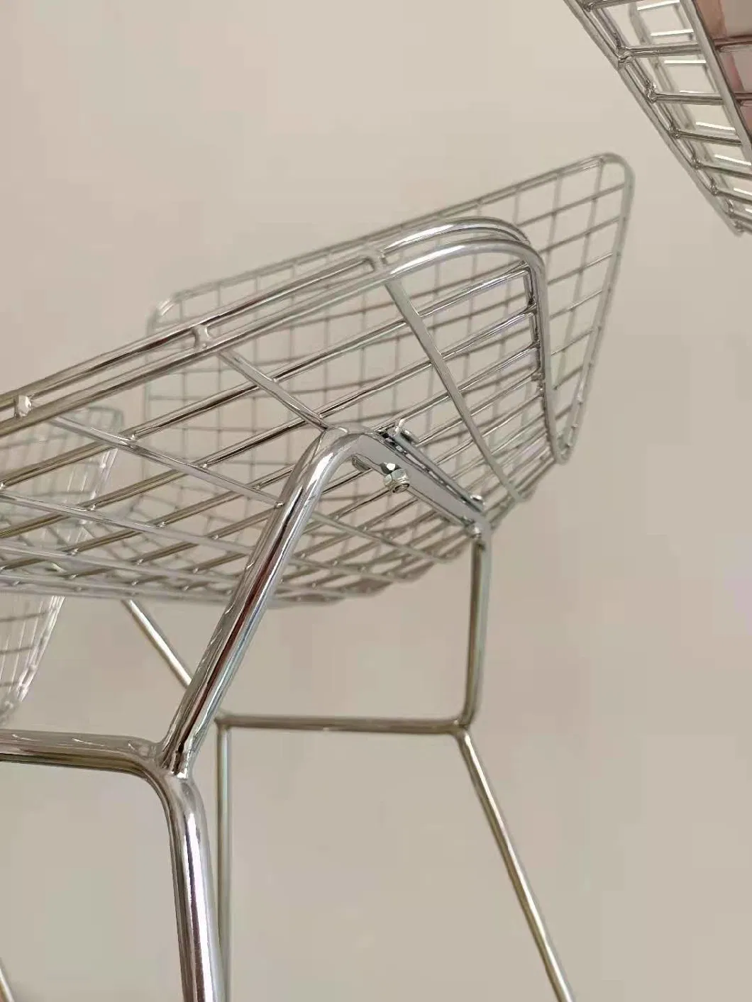 China Quality Furniture Manufacturer of Quality Welded Steel Wire Dining Chair