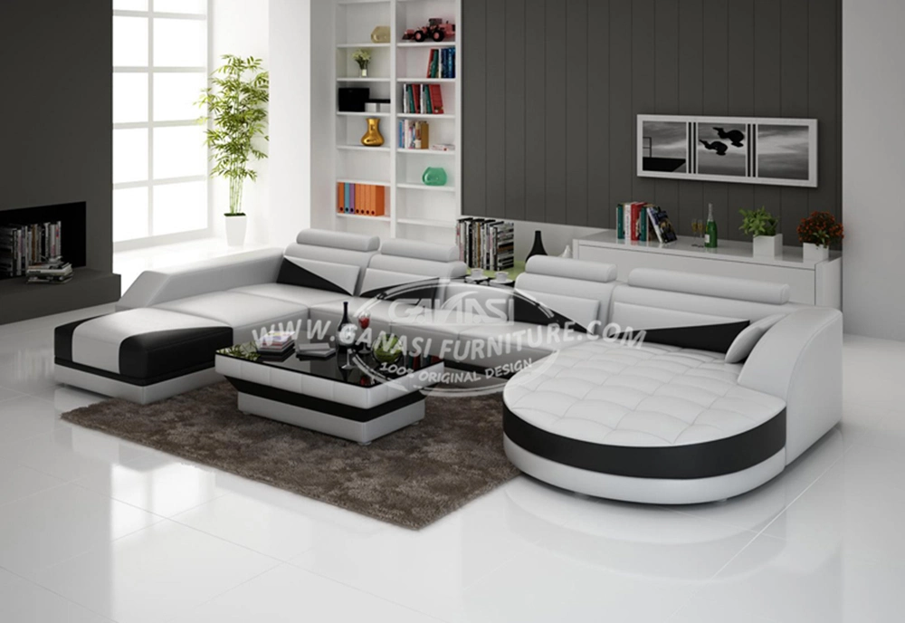 Hot Selling Modern Leather Dubai Sofa Furniture for Living Room