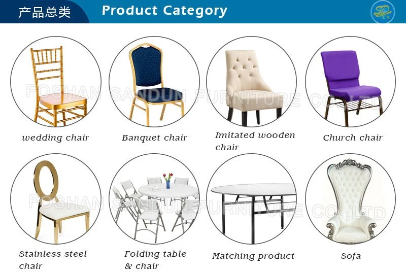 Cheap Price Stacking Event Rental Stainless Steel Banquet Wedding Dining Furniture Chair