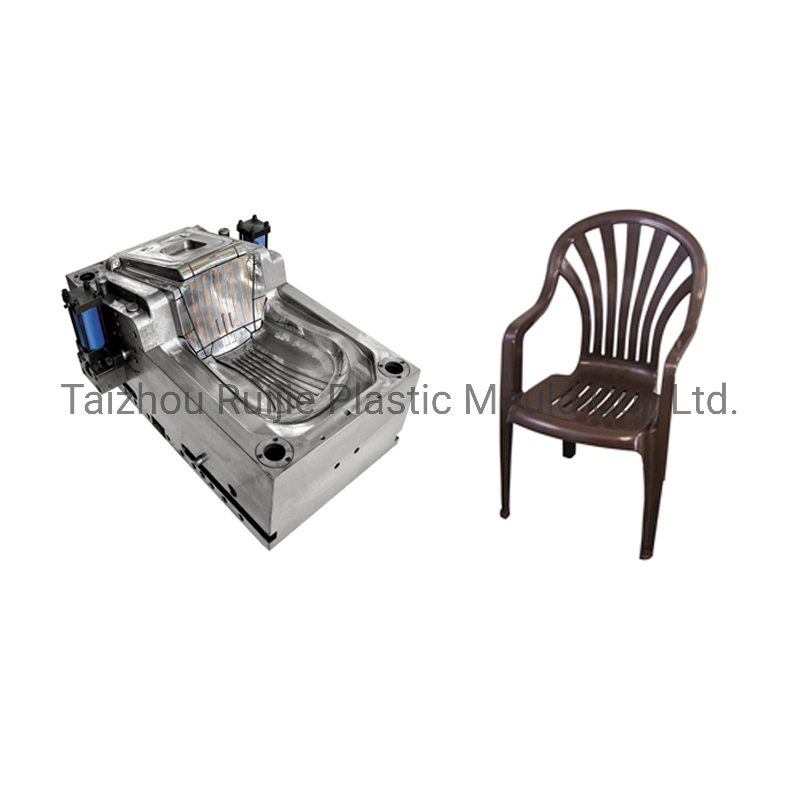Sample Customization Injection Mold Maker Large Rattan Design PP Garden Plastic Table Stool Chair Mould