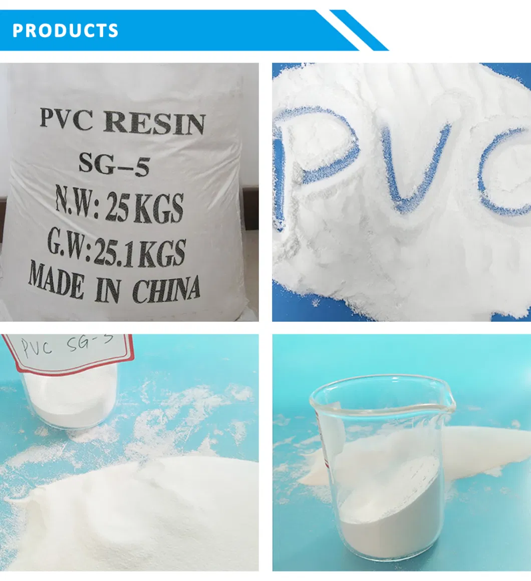 Chemical Plastic Raw Material Polyvinyl Chloride PVC Resin Extrusion Injection Molding Grade