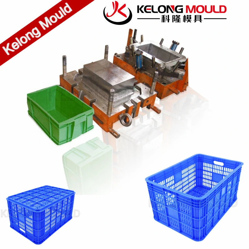 Plastic Resin Crate Mold Tool Storage Turnover Box Injection Mould