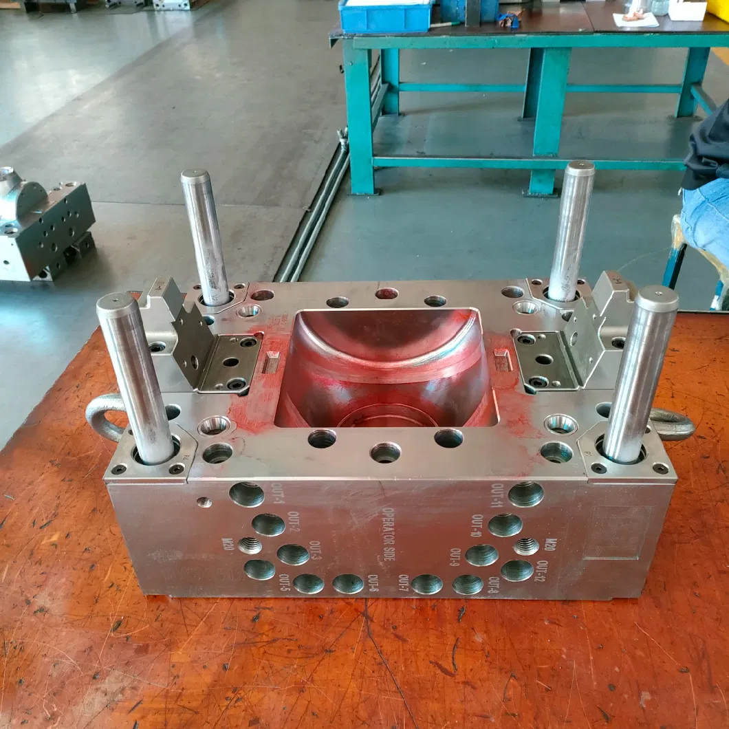 1+1 Cavity Plastic Housing Mold with P20 Steel Material