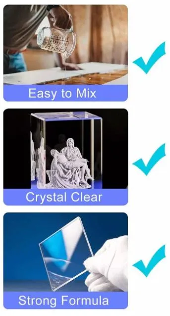 3 Gallon Crystal Clear Epoxy Resin Kit for Craft Tumblers Tabletop Molds Pigment River Table Art Resin