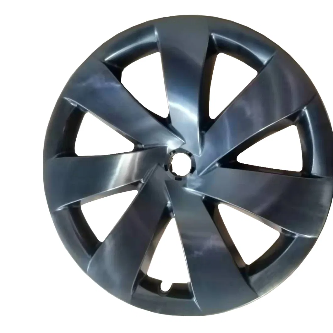 OEM Plastic Injection Molding for Black and Silver Car Wheel Cover