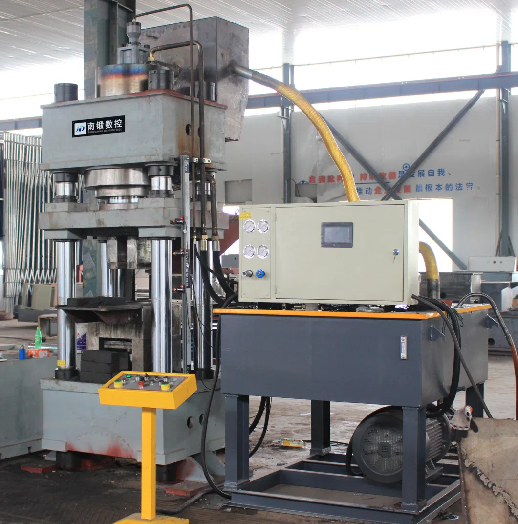 Nadun Four-Post Hydraulic Powder Press for Carbon Powder Molding