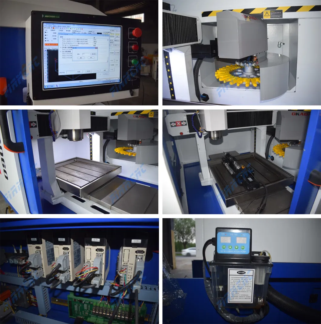 High-precision 2024 CNC Milling Machine for Metal Mould Engraving ...