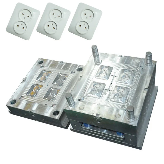 Injection Moulding Plastic Color Parts Small Fitting Assembled Components and Injection Mold Making