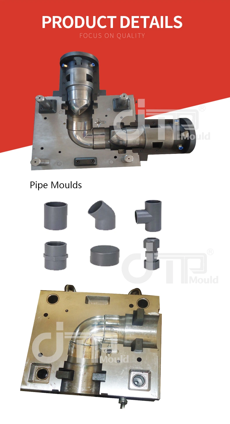 Jtp High Quality Injection Plastic PVC 45 Degree Elbow Pipe Fitting Mould