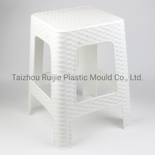 Sample Customization Injection Mold Maker Large Rattan Design PP Garden Plastic Table Stool Chair Mould
