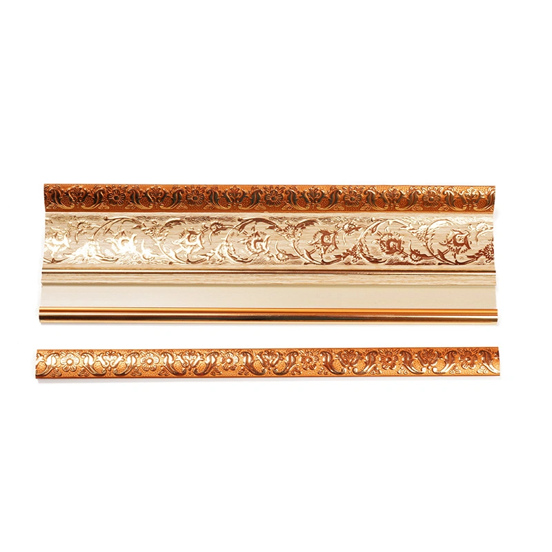 Polystyrene Extruded Interior Mouldings with Inserts /Cornice Moldings/Decoration Moulding