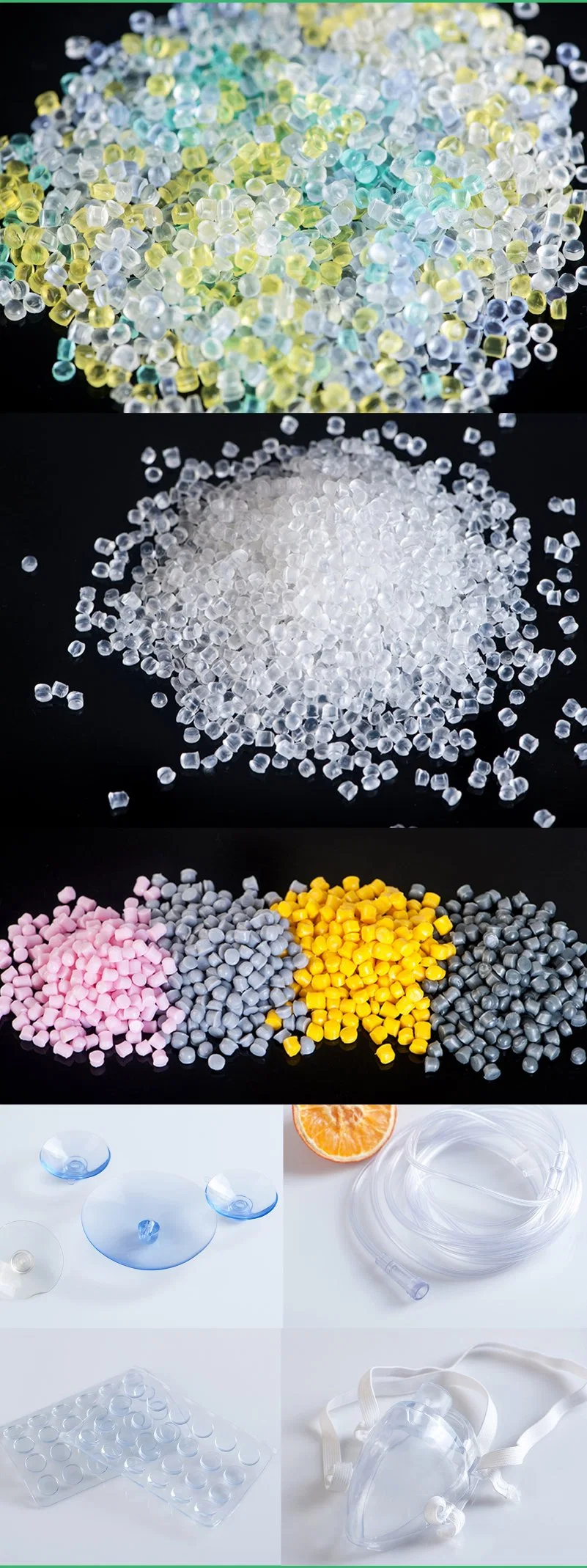 Raw Material PVC Granules for Injection Molding Productions