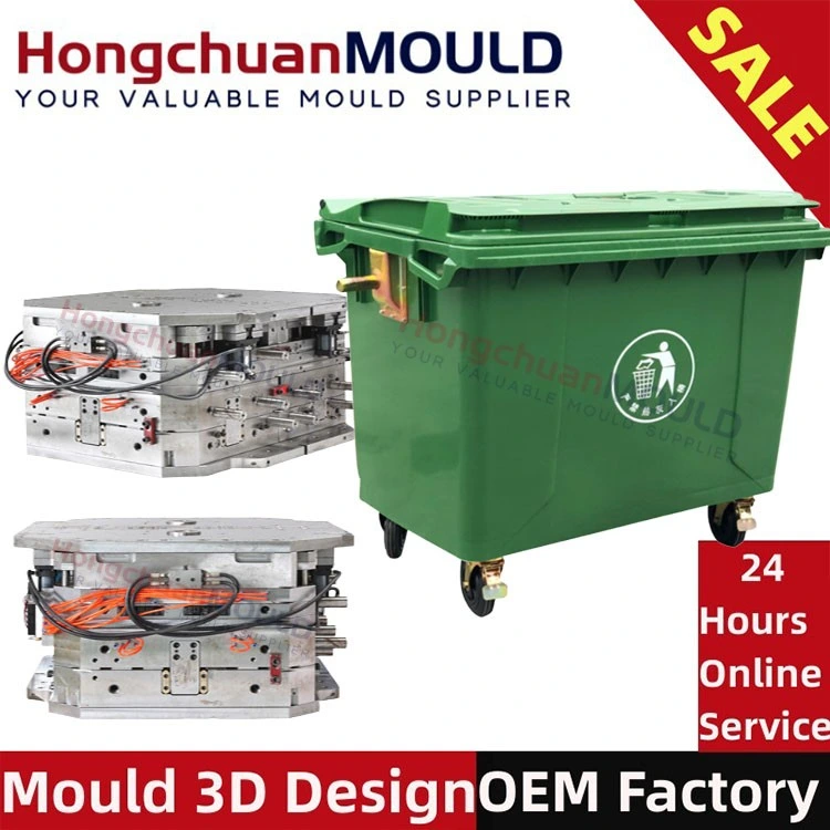 Plastic Industrial Sorting Dustbin Garbage Bin Injection Mould Maker