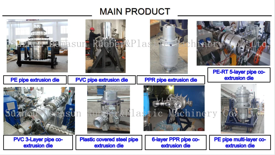 Small PVC 4-Pipe Coextrusion Mould for Extruder Machine Plastic Extrusion Die Head Pipe Extrusion Head Plastic Mould