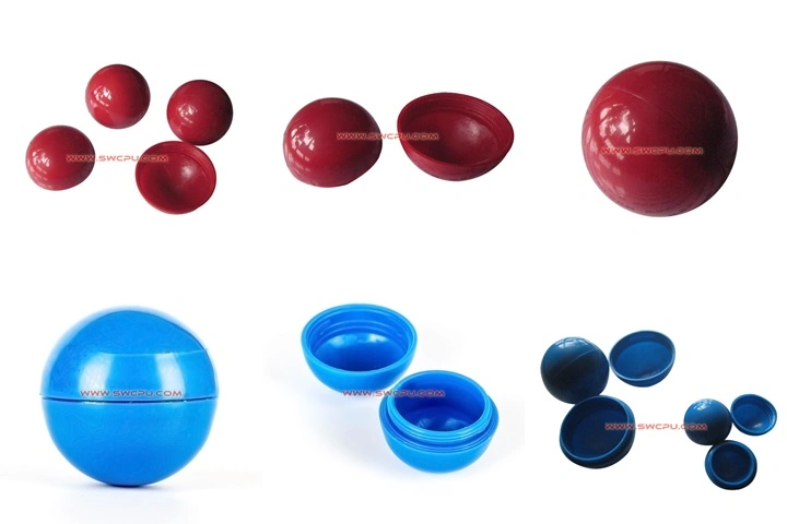 Existing Mold 40mm Skype Blue Color Plastic Hollow Balls for Candy Packing