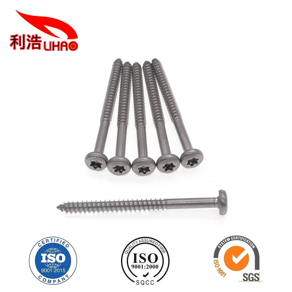 St4*50 Stainless Steel Torx Pan/Round Head Half Thread/Tooth Self-Tapping/Wood Screw