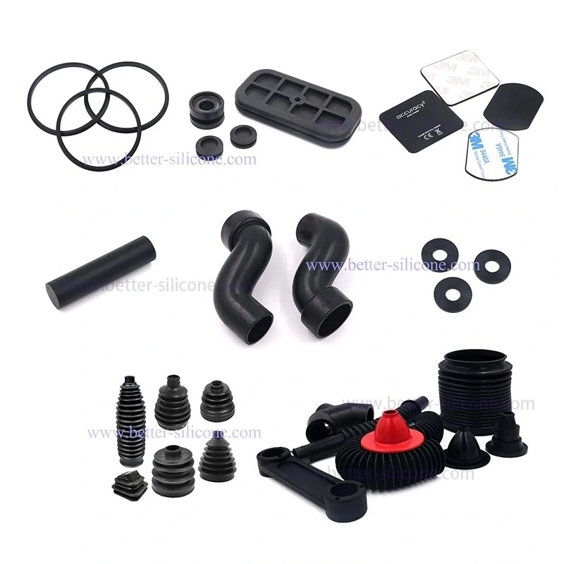 Auto Part EPDM Silicone NBR Neoprene Rubber Dustproof Expansion Bellow Compression Molding