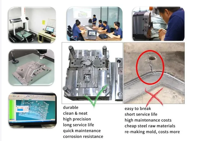 Customized Precision Overmold Tooling for Plastic Injection Moulding with ISO 9001 Certification