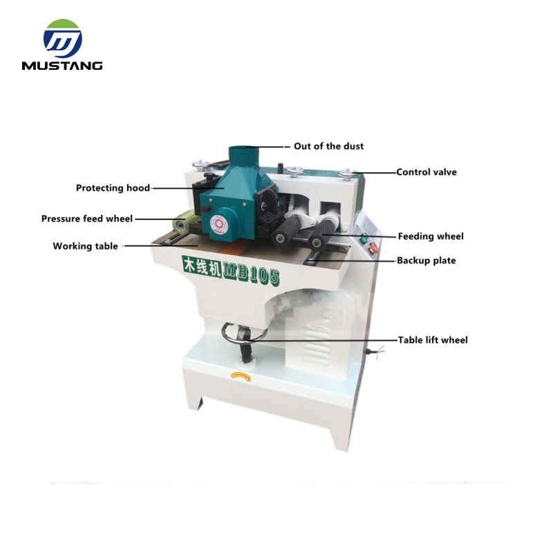 MB105 High Speed Wood Frame Profiles Wood Line Moulding Milling Machine