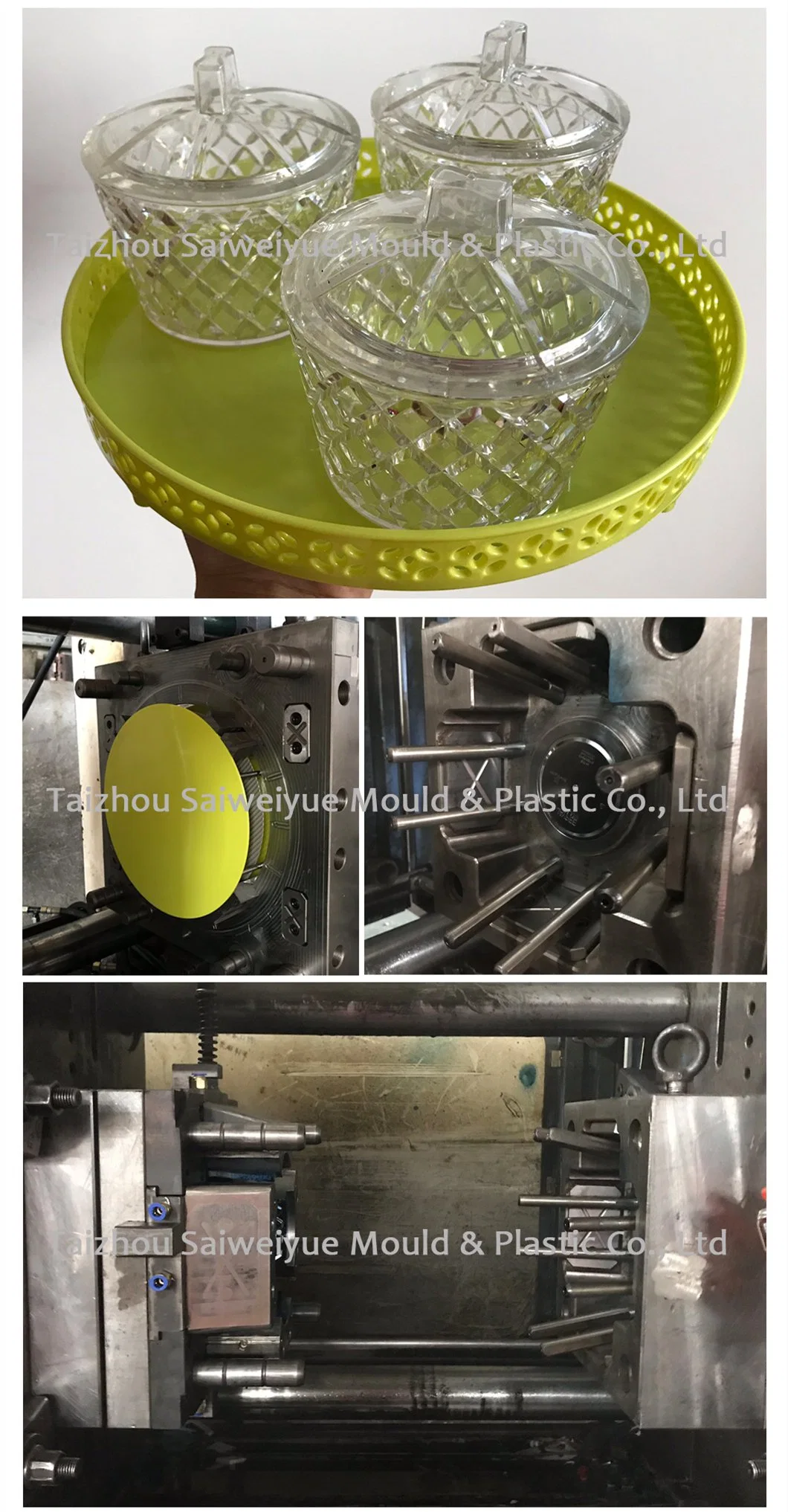 Party Serving Cupcake Plate Mold Biscuit Plastic Containing Tray Injection Mould