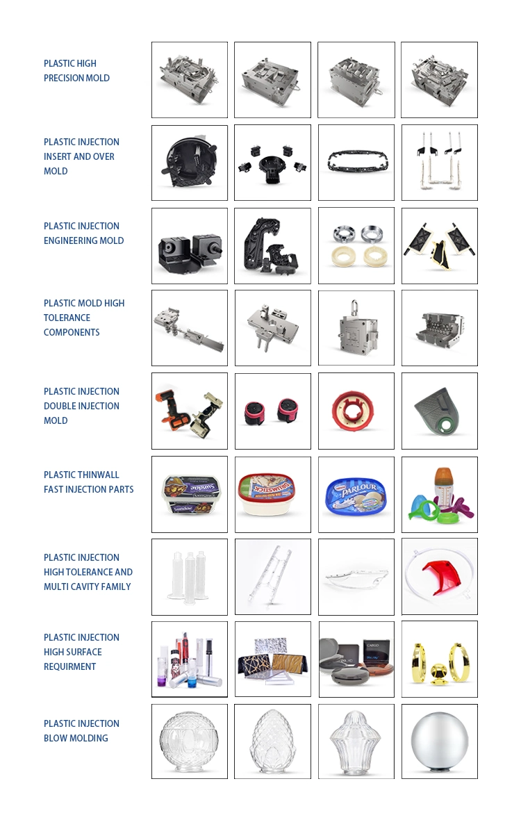 Customized Design Parts and Accessories Plate Mould Plastic Injection Mold