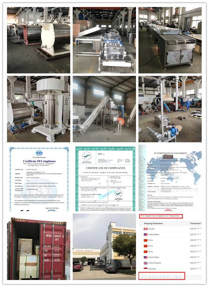 Full Automatic Chocolate Conche Refiner Tempering Molding Cooling Tunnel Machine Equipment Maker
