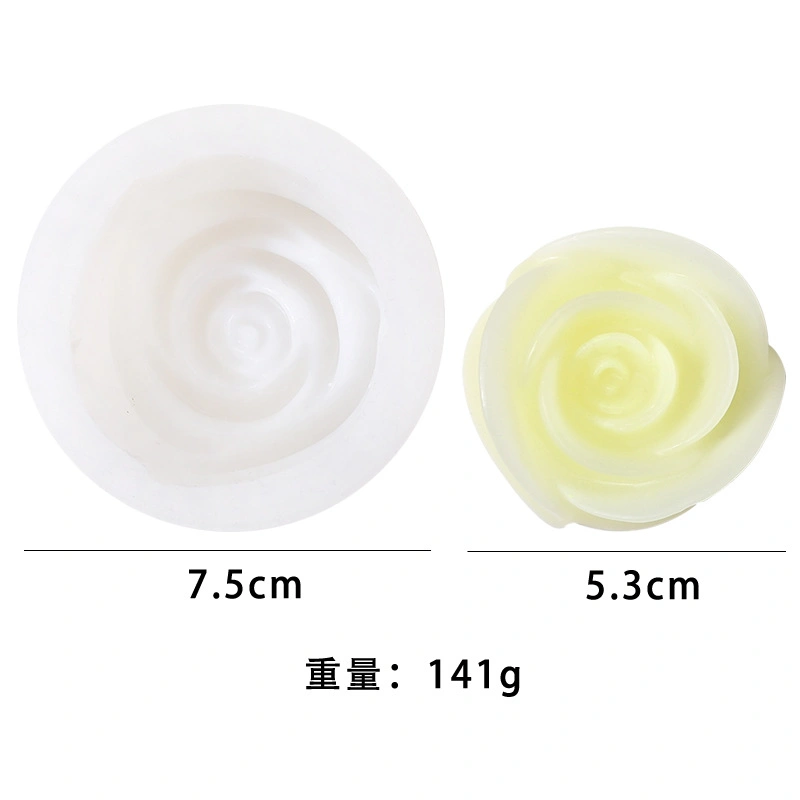 New Silicone 3D Drip Molds DIY Flower Aroma Candle Mold Silicone Plaster Molds