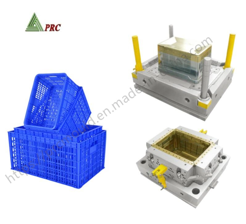 Custom Plastic Resin Crate Mold Fruit Basket/Plastic Frame/Turnover Box Injection Mold.