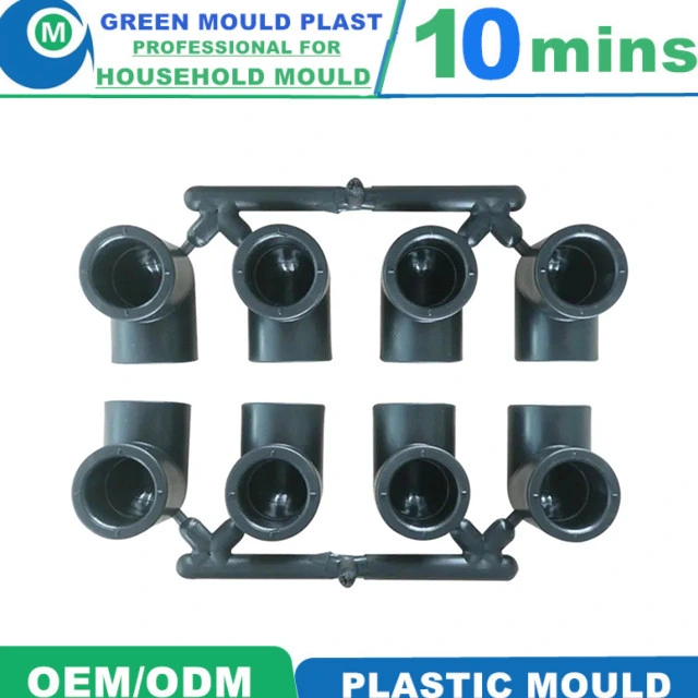 High Quality PVC PE PPR Plastic Injection Collapsible Core Pipe Fitting Mould