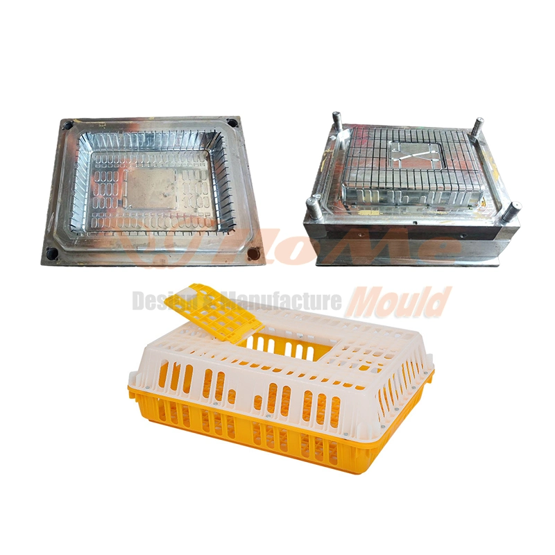 Factory Directly Sale Plastic Chicken Poultry Cage Injection Mould Transport Cage Mold Maker