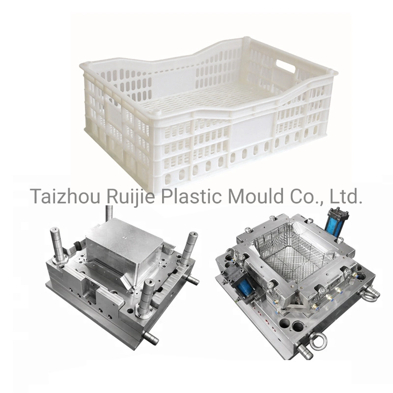 Custom Precious Plastic Resin Crate Mold Tool Storage Turnover Box Injection Mould