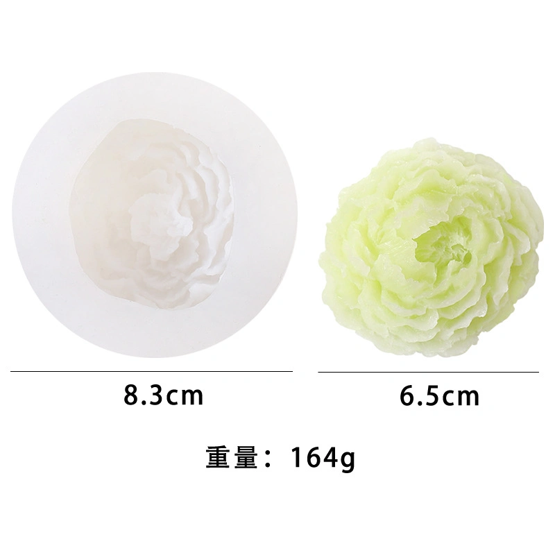 New Silicone 3D Drip Molds DIY Flower Aroma Candle Mold Silicone Plaster Molds