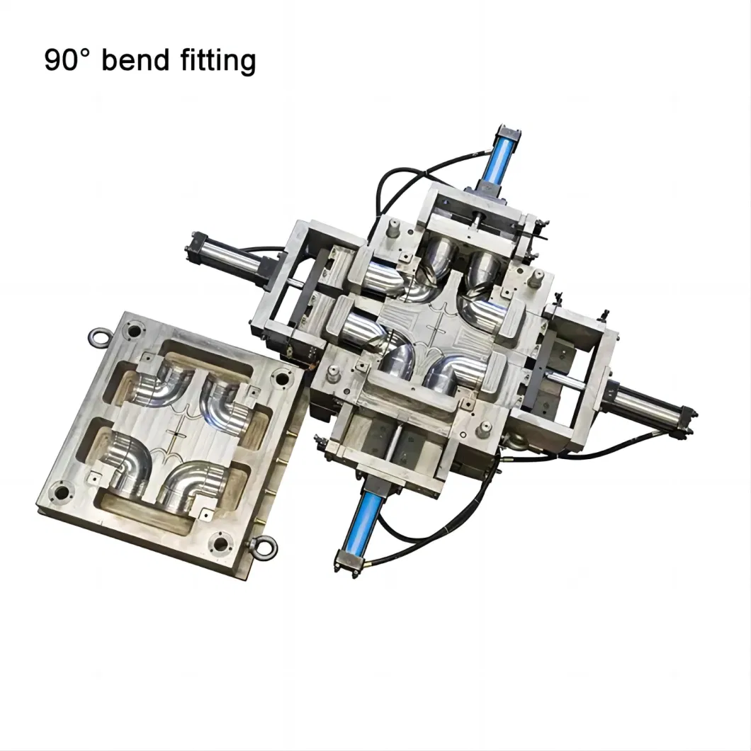 Rongdu Mould Plastic Fittings Cast Gate Fitting Mold PP Fitting Injection Mold