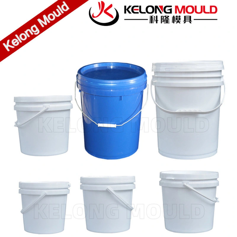 4L 10L 20L Round Plastic Pail Mould PP Paint Bucket Injection Mould