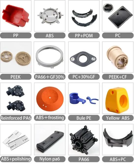 China Producer Rapid Prototype Injection PP Parts Plastic Injection Molding